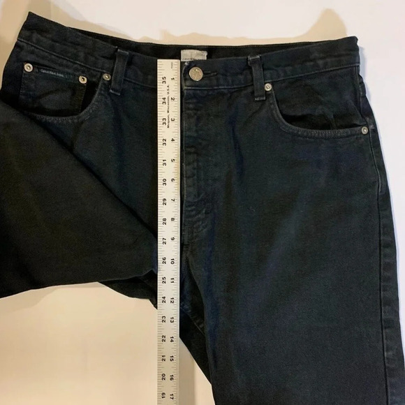 Calvin Klein Men's Classic Vintage 5 Pocket Straight Leg Denim Jeans Size 34x31 - Picture 12 of 13